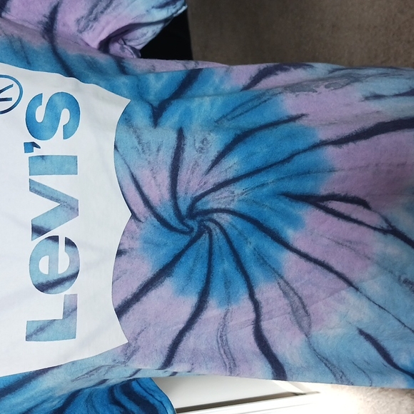 LEVI'S WOMEN'S TIE DYE T-SHIRT MULTI-COLOR SIZE M - Picture 2 of 9
